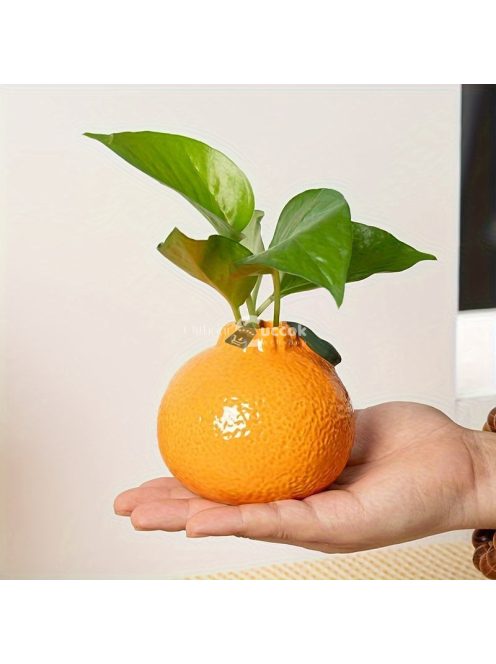 Narancs alakú Kerámia Váza