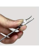 10db fából készült kártyatartó aligátorkapcsokkal