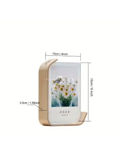 Sokoldalú akril fotókeret fa állvánnyal