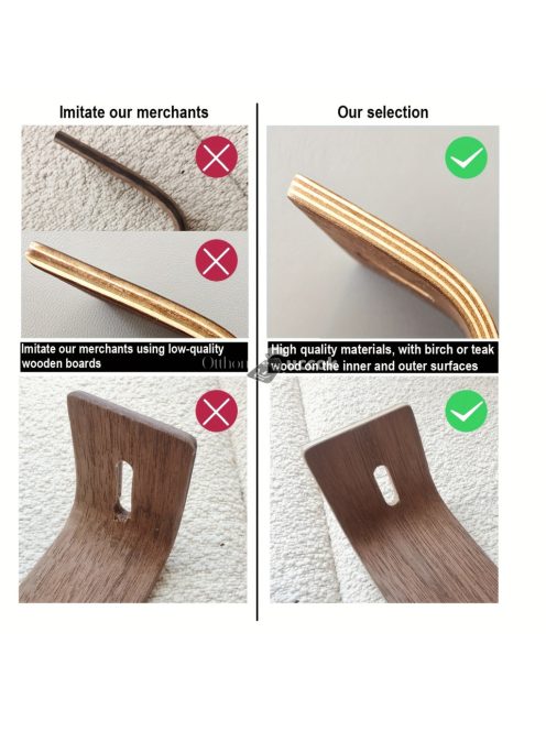 Sokoldalú akril fotókeret fa állvánnyal