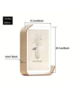 Sokoldalú akril fotókeret fa állvánnyal