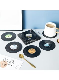 Vintage hőálló lemez alakú pohártartók