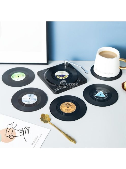 Vintage hőálló lemez alakú pohártartók