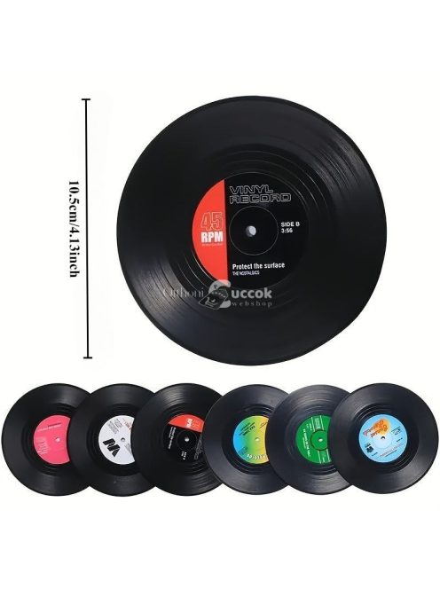 Vintage hőálló lemez alakú pohártartók