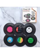 Vintage hőálló lemez alakú pohártartók