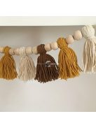 Girland Fa Gyöngyökkel és Fonallal