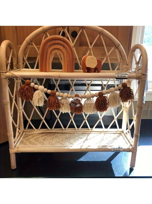 Girland Fa Gyöngyökkel és Fonallal