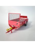 Traktor modell utánfutóval