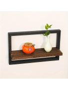 2db Fa Négyzet Alakú Fali Polc
