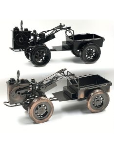 Öntött vas vintage traktor modell