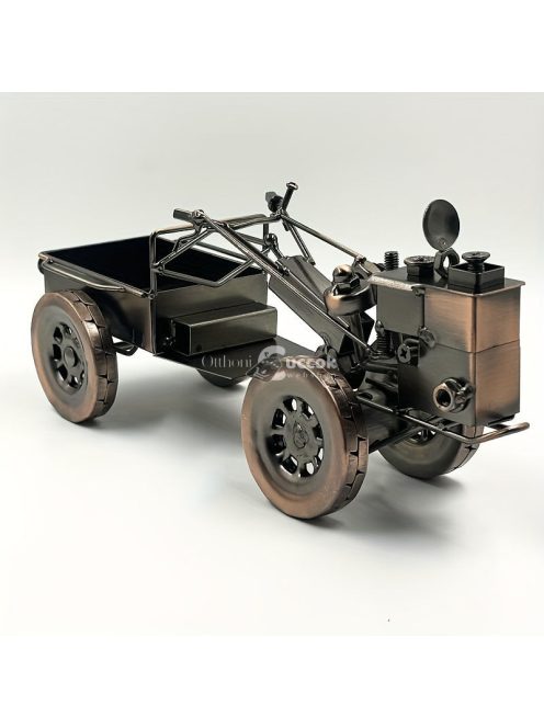 Öntött vas vintage traktor modell