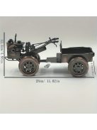 Öntött vas vintage traktor modell