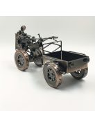 Öntött vas vintage traktor modell