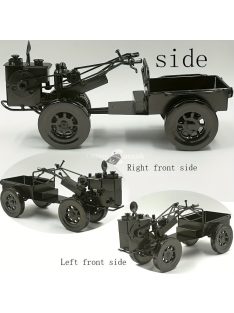 Öntött vas vintage traktor modell