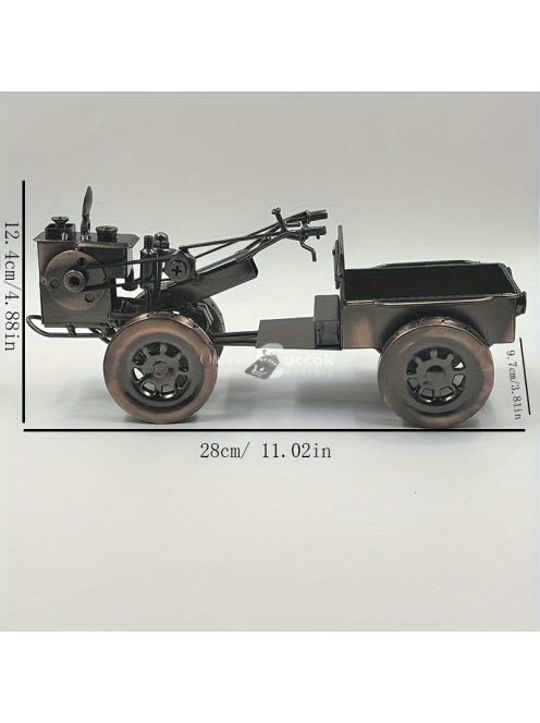 Öntött vas vintage traktor modell