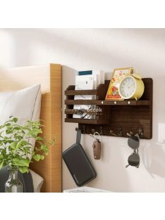 1db Fa Fali Kijelző Keretes Polc