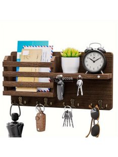 1db Fa Fali Kijelző Keretes Polc