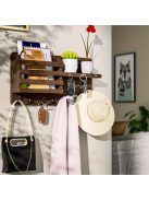 1db Fa Fali Kijelző Keretes Polc