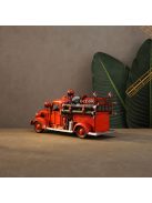 Retro Fém Tűzoltóautó Modell