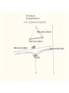 Fa madár függő dísz