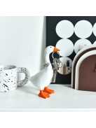 Nagy fehér liba kulcstartó