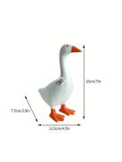 Nagy fehér liba kulcstartó