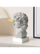 Műgyanta Dávid szobor fagylaltos pohárral