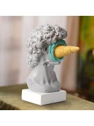 Műgyanta Dávid szobor fagylaltos pohárral