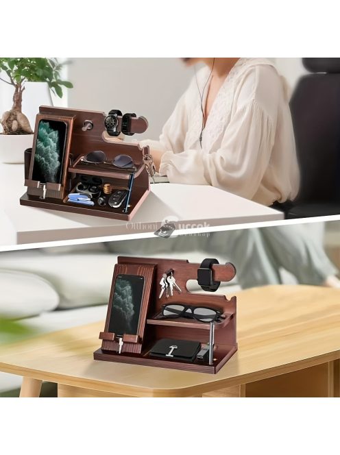 Klasszikus fa telefon dokkoló állomás