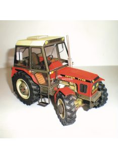 Cseh Zetor traktor papírmodell készlet