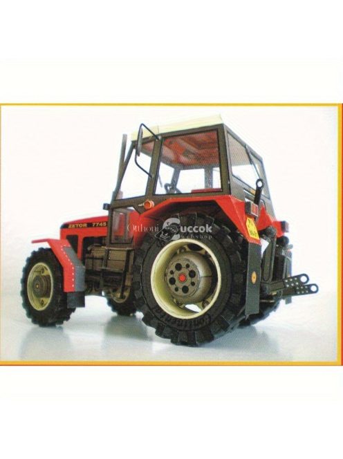Cseh Zetor traktor papírmodell készlet