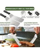 34 darabos BBQ Eszközkészlet