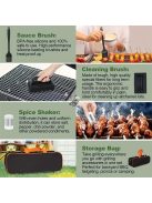 34 darabos BBQ Eszközkészlet