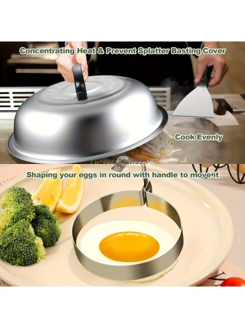 34 darabos BBQ Eszközkészlet