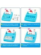 2 az 1-ben Szó kirakó Tanulási kártyajáték