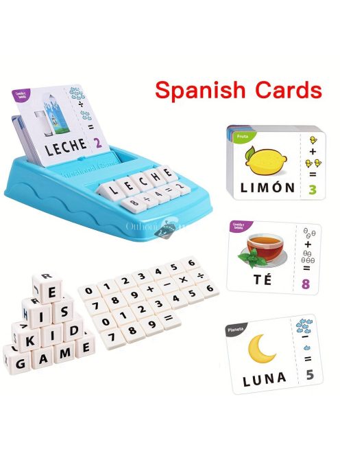 2 az 1-ben Szó kirakó Tanulási kártyajáték