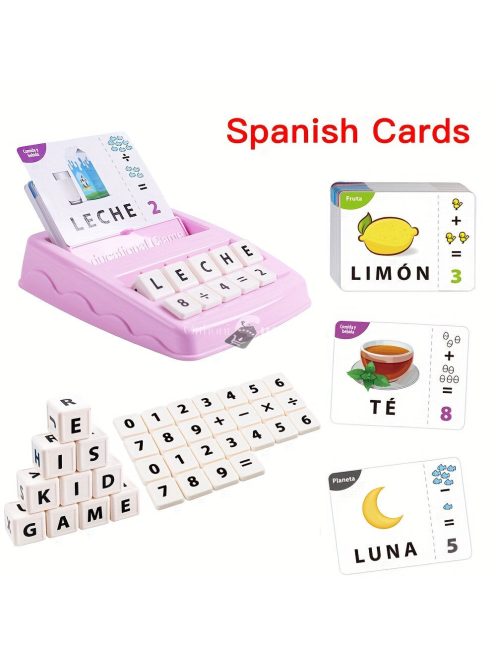 2 az 1-ben Szó kirakó Tanulási kártyajáték