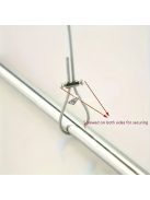 20 Állítható Frissített Acél Drótkötél Kábelbilincs