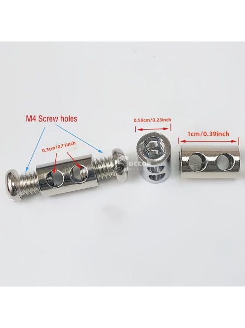 20 Állítható Frissített Acél Drótkötél Kábelbilincs