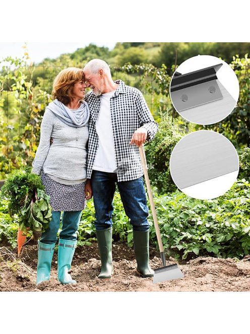 Rozsdamentes Acél Kerti Ásó