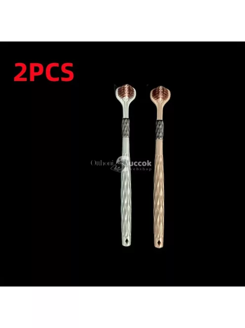 2db Ergonomikus Háromoldalú Puha Sörtéjű Fogkefe