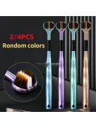 2db Ergonomikus Háromoldalú Puha Sörtéjű Fogkefe