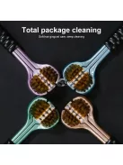 2db Ergonomikus Háromoldalú Puha Sörtéjű Fogkefe