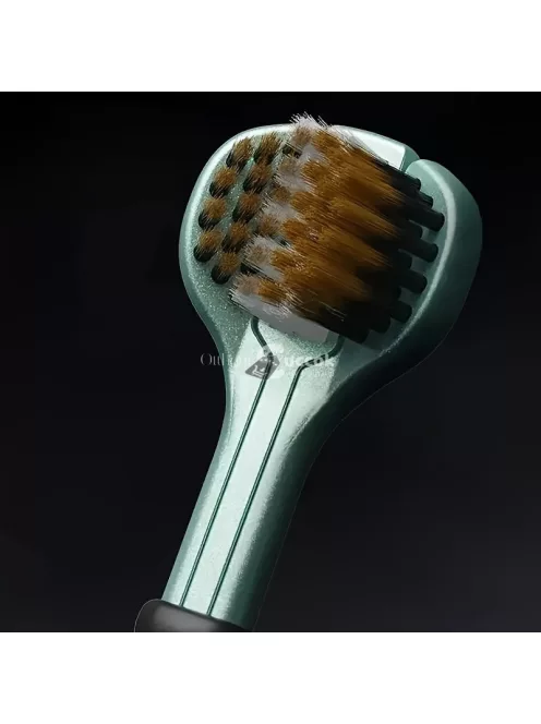 2db Ergonomikus Háromoldalú Puha Sörtéjű Fogkefe