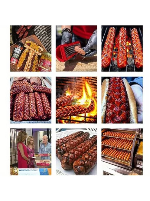 Műanyag hot dog szeletelő