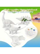 6 darabos dinoszaurusz festőjáték készlet