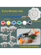 6 darabos dinoszaurusz festőjáték készlet