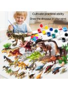 6 darabos dinoszaurusz festőjáték készlet