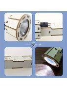 Zseblámpa alakzat 3D Fa Kirakó