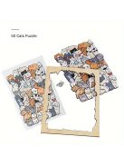 50db-os Fa Állatfigurás Puzzle